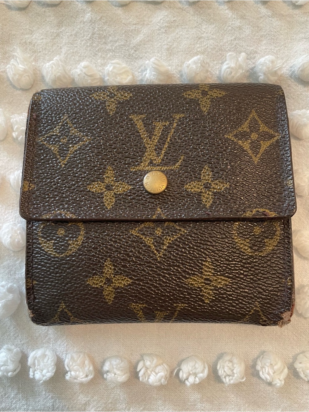 Vintage Louis Vuitton Monogram Elise Trifold Compact Wallet